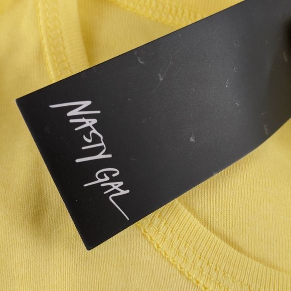 Nasty Gal Pure Cotton Crew Neck Lemon T Shirt NWT - Picture 6 of 7